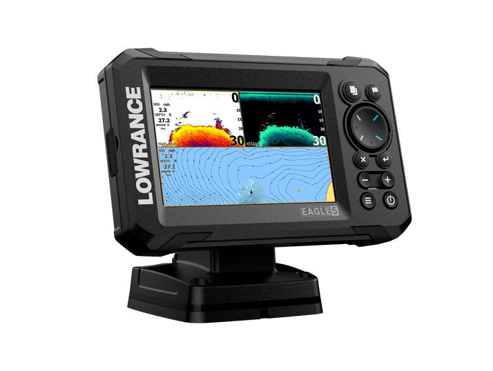 Lowrance Eagle - Ecoscandaglio GPS Chartplotter, Varie Dimensioni, Per Pesca, Profondità, ProFishing